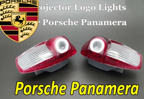 Porsche Tür logo lights